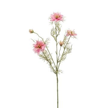 Dekorativní větvička černého kmínu JENNIE, růžová, 70cm