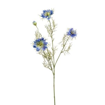 Ozdobná větvička černého kmínu JENNIE, modrá, 70cm