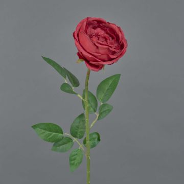 THYRI růže umělá květina, červená, 65cm