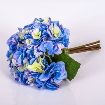 Umělá kytice hortenzie KLARA, modrá, 30cm, Ø18cm
