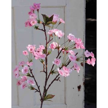 Umělá větev Japonská třešeň ARILA s květy, růžová, 85cm