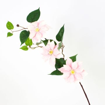 Umělá květina plamének SALIYA, růžovo-bílá, 80cm, Ø14cm