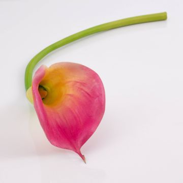 Umělá květina kornoutovka TERESA, růžovo-žlutá, 70cm, 10x18cm