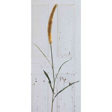 Umělá tráva dochan LEBRERO s latami, žlutá, 175cm