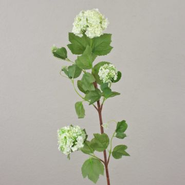 Umělá sněhová koule DJAMILA, bílo-zelená, 75cm