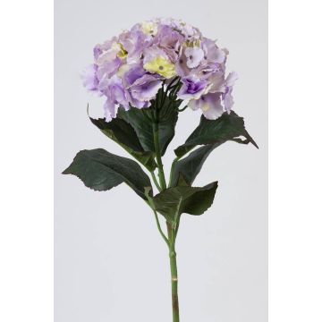 Textilní květina hortenzie ANGELINA, světle fialová, 70cm, Ø23cm