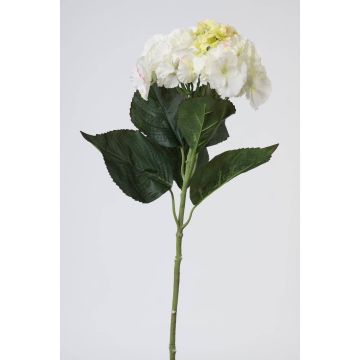 Textilní květina hortenzie ANGELINA, krémovo-bílá, 70cm, Ø23cm