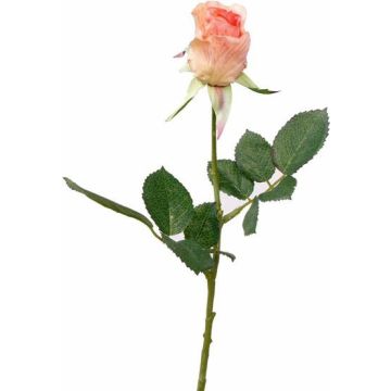 Umělá růže HOLLY, růžová, 35cm, Ø4cm