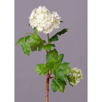 Umělá květina kalina JOTTI, bílá, 40cm, Ø2-8cm