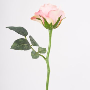 Umělá růže ELLI, růžová, 30cm, Ø6cm