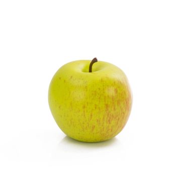 Umělé jablko ADALBERO, zeleno-červená, 8cm, Ø7cm