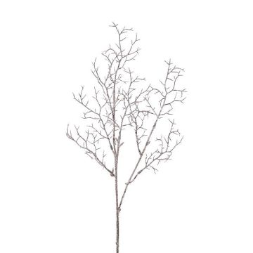 Dekorativní větev korálová ZORVEK, zmrzlá, bílo-hnědá, 70cm