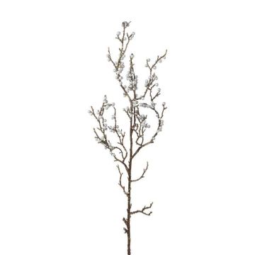 Dekorativní větvička z bobulí KLIMOR, bobule, stříbrná, 60cm