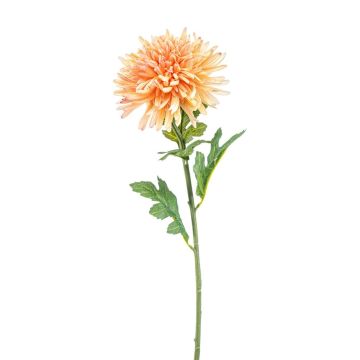 Umělá chryzantéma WASMER, broskvová, 70cm