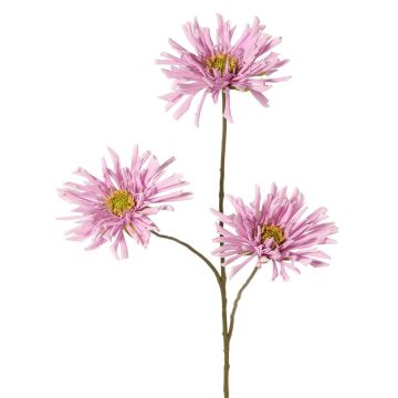 Umělá chryzantémová větvička LASDIM, fialová, 75cm, Ø11cm