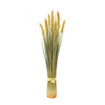 Umělá tráva pšenice ELFIREDE s klásky, zeleno-žlutá, 60cm