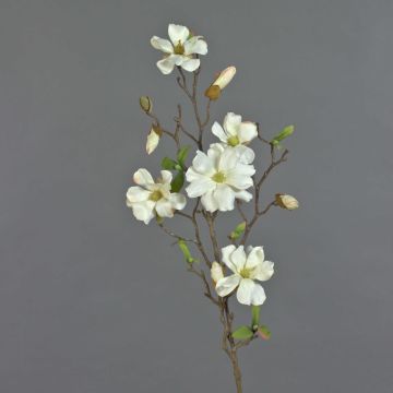 Umělý šácholan MARGA, bílá, 80cm, Ø6-8cm