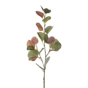 Umělá větev eukalyptu KALHEN, zelenofialová, 75cm