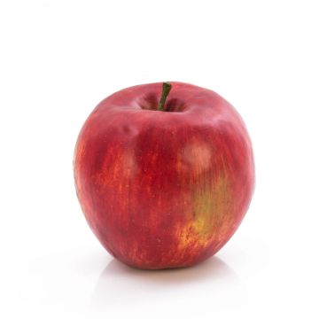 Plastové jablko ADAM, červená, 7,5cm, Ø8cm