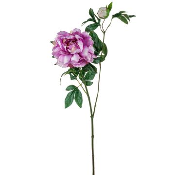 Umělá větev pivoňky ZEXLIN, fialovorůžová, 70cm