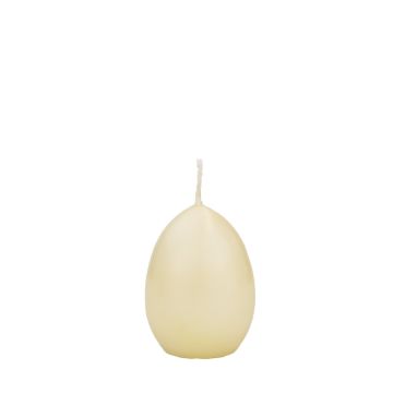 Velikonoční svíčka na vajíčka LEONITA, krémová, 6cm, 4,5cm, 7h - Made in Germany