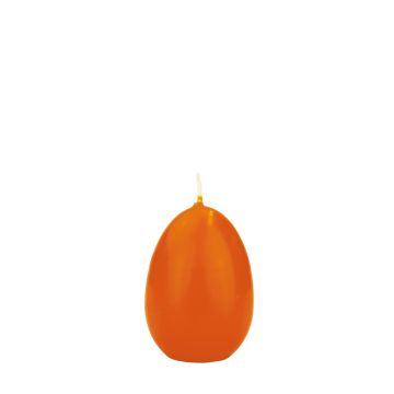 Svíčka na velikonoční vajíčko LEONITA, oranžová, 6cm, 4,5cm, 7h - Made in Germany