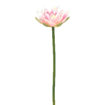 Umělý květ vodní lilie LIAN, růžový, 60cm