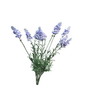 Umělá květina Levandule MINGMAO na zápichu, fialovo-modrá, 40cm