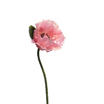 Umělá květina mák ANKANG, růžová, 70cm