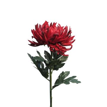 Umělá květina chryzantéma LINGYUN, červená, 65cm
