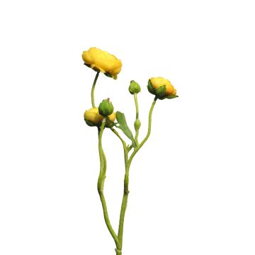 Umělé větve ranunculus JIXIANG, žlutá, 50cm