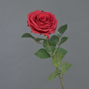 Umělá růže KAILIN, červená, 65cm