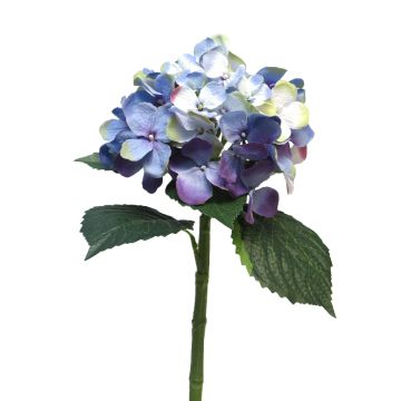 Umělá květina hortenzie FUXIANG, modro-fialová, 50cm