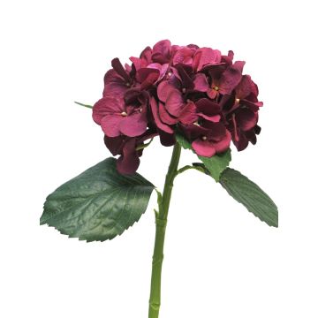 Umělá květina hortenzie FUXIANG, fialová, 50cm