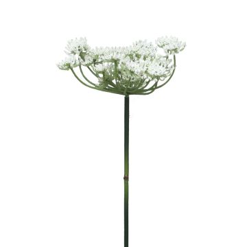 Dekorativní květ řebříčku XIAOYA, bílý, 70cm