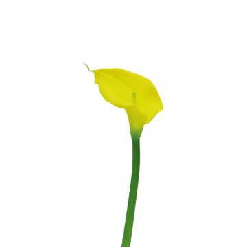Umělá květina Zantedeschia ZHILONG, žlutá, 55cm