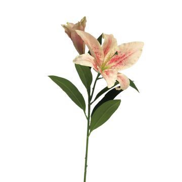 Umělá květina tygří lilie ANGYANG, růžová, 75cm