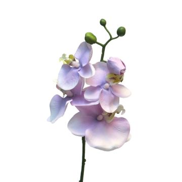 Textilní větvička orchideje Phalaenopsis WENSHUO, růžovo-fialová, 55cm