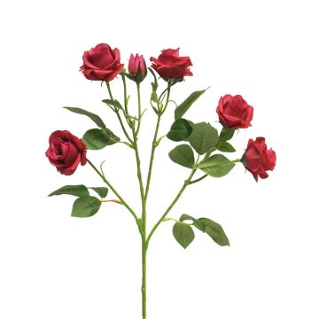 Umělá květina růže SHANZHA, růžová, 70cm