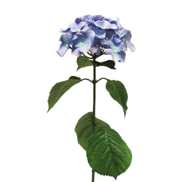 Umělá květina hortenzie MEITAO, modrá, 70cm