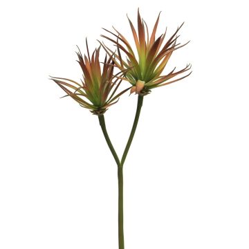 Umělá větev agave decipiens DONGAO, červeno-zelená, 65cm