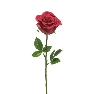Umělá růže RUYUN, růžová, 45cm