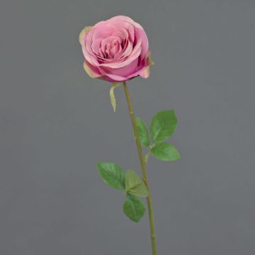 Umělá růže RUYUN, růžová, 45cm