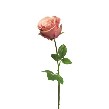 Umělá růže RUYUN, růžová, 45cm