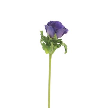 Umělá květina sasanka BOYANG, fialová, 35cm