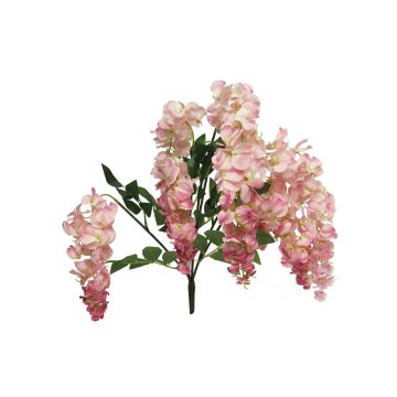 Dekorativní větvička vistárie JIALAN, růžová, 75cm