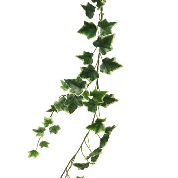 Umělá břečťanová girlanda LANSHUO, zeleno-bílá, 180cm
