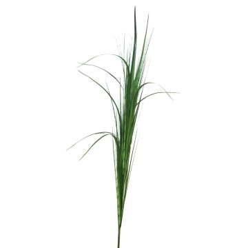 Umělá tráva zebra QILING, zápich, zeleno-bílá, 135cm