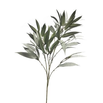 Dekorační větev mango WANLIN, zeleno-šedá, 100cm