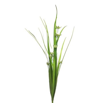 Umělá tráva hvězdice JALANO s latami, zápich, zeleno-bílá, 85cm